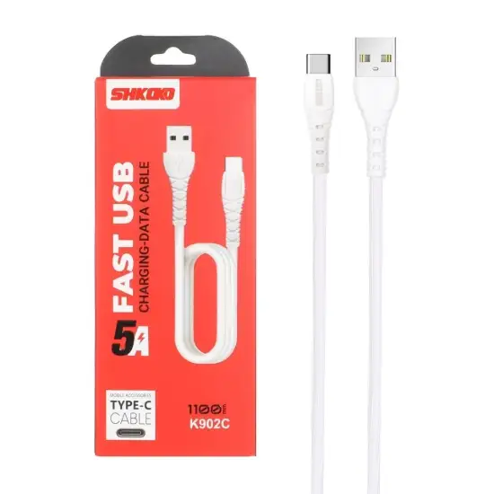 تصویر کابل تبدیل USB به USB-C مدل  K902C به طول 1.1 متر