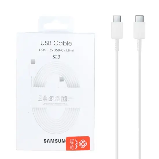 تصویر کابل تبدیل USB-C به  USB-C  مدل EP-DW767 طول 1.8 متر