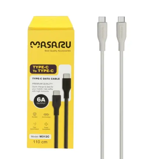 تصویر کابل تبدیل USB-C به USB-C مدل M312C به طول 1.1 متر