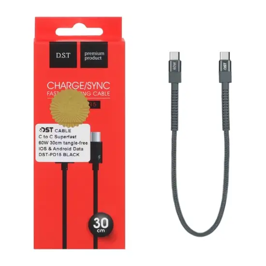 تصویر کابل تبدیل پاوربانک USB-C به USB-C مدل X-15