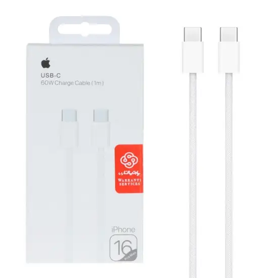 تصویر کابل تبدیل  USB-C به USB-C مدل آیفون 16