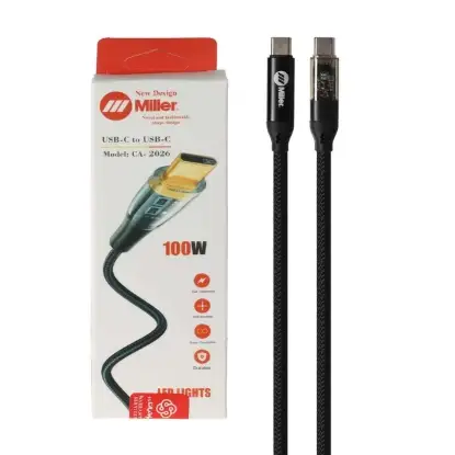 نمایش جزئیات کابل تبدیل USB-C به USB-C میلر مدل CA-2026