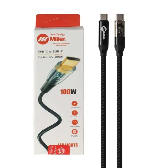 تصویر کابل تبدیل USB-C به USB-C میلر مدل CA-2026