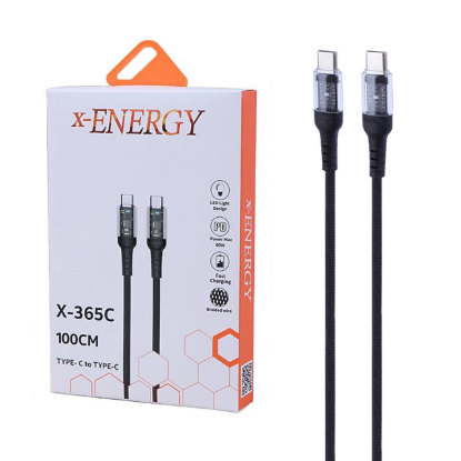نمایش جزئیات کابل تبدیل USB-C به USB-C ایکس انرژی مدل X-365C