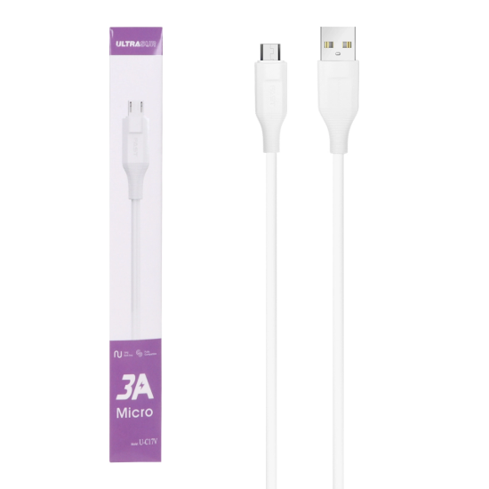 تصویر کابل تبدیل USB به MicroUSB اولتراسور مدل U-C17V