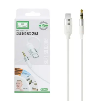 نمایش جزئیات کابل تبدیلUSB -C به AUX ارلدام مدل AUX55