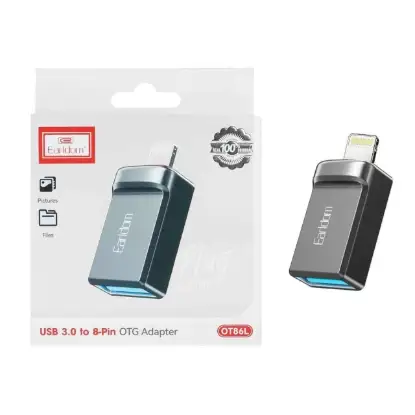 نمایش جزئیات تبدیل USB3.0 به لایتنینگ  ارلدام مدل OT86L