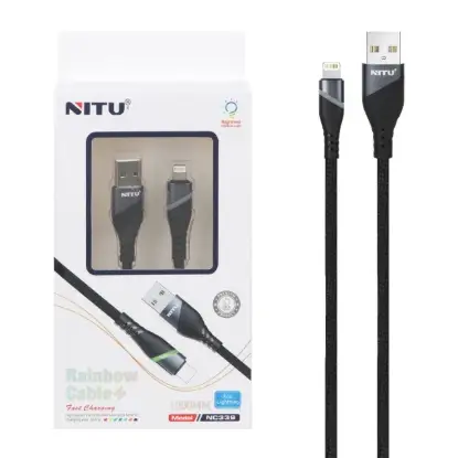نمایش جزئیات کابل تبدیل USB به لایتنینگ نیتو مدل NC339