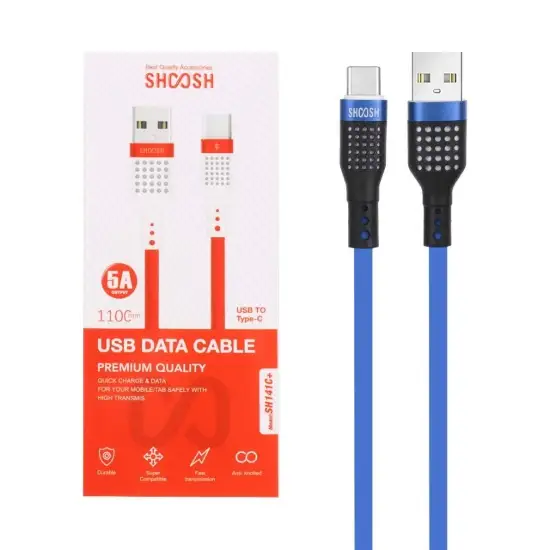 تصویر کابل تبدیل USB به USB-C مدل +SH141C طول 1.1 متری