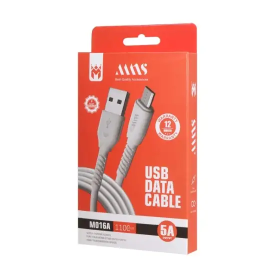 تصویر کابل تبدیل USB به MicroUSB مدل M016A طول 1.1 متر