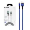 کابل تبدیل USB به لایتنینگ نیتو مدل NC205 طول 2 متر - تصویر یکم