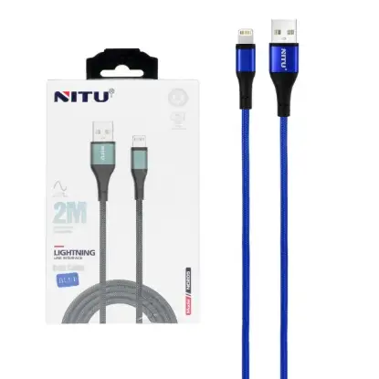 نمایش جزئیات کابل تبدیل USB به لایتنینگ نیتو مدل NC205 طول 2 متر