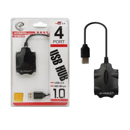 نمایش جزئیات هاب 4 پورت USB2.0 ایکس پی پروداکت مدل XP-H801U
