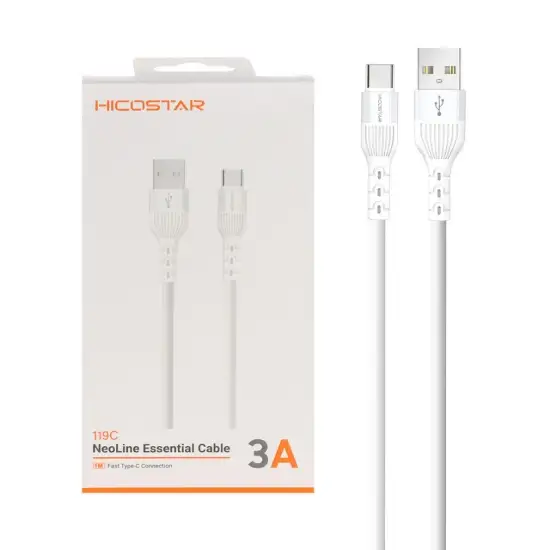 تصویر کابل تبدیل USB به USB-C هایکواستار مدل 119C