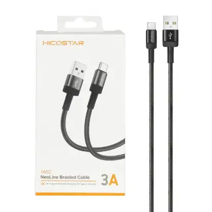 نمایش جزئیات کابل تبدیل USB به USB-C هایکواستار مدل 146C
