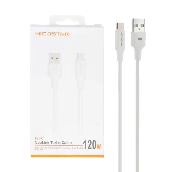 تصویر کابل تبدیل USB به USB-C هایکواستار مدل 185C