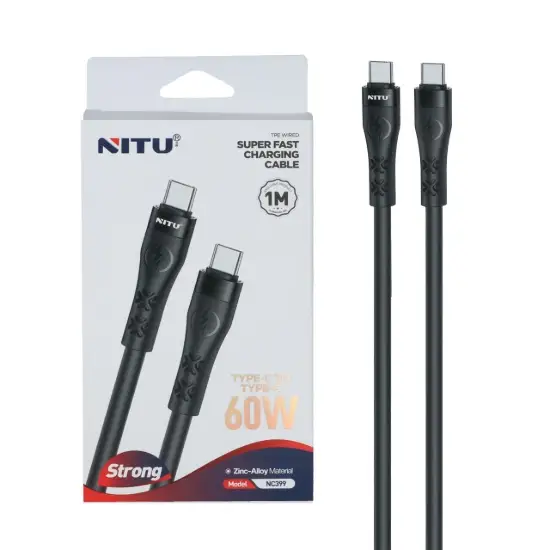 تصویر کابل تبدیل USB-C به USB-C نیتو مدل NC399