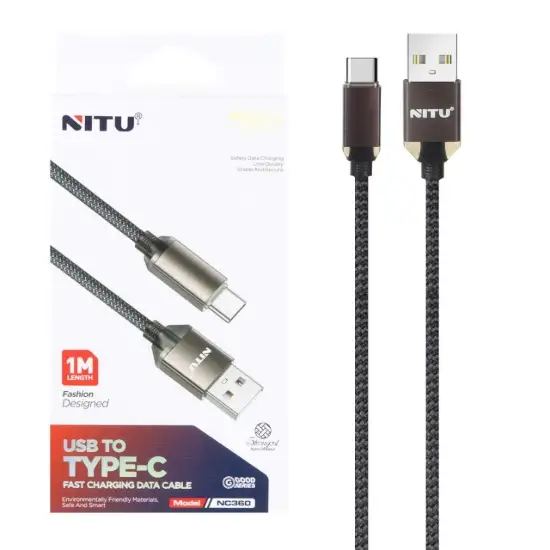 تصویر کابل تبدیل USB به USB-C نیتو مدل NC360