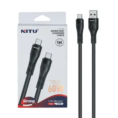 نمایش جزئیات کابل تبدیل USB به USB-C نیتو مدل NC398