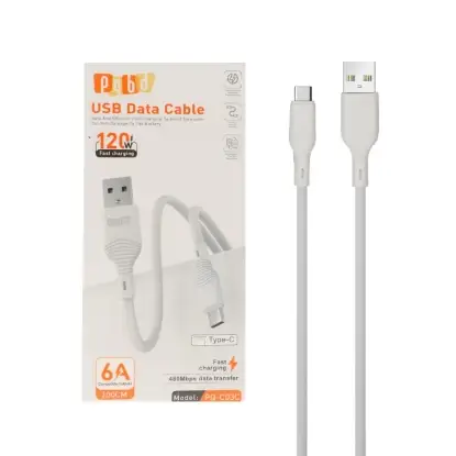 نمایش جزئیات کابل تبدیل USB به USB-C پی کیو بی دی مدل PQ-C03C