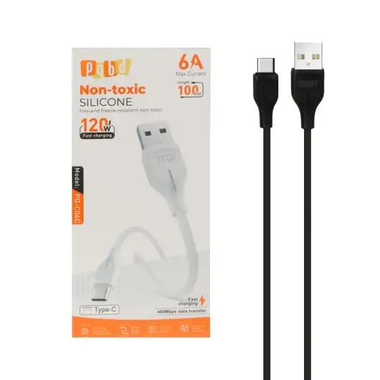 تصویر کابل تبدیل USB به MicroUSB پی کیو بی دی مدل PQ-C04C