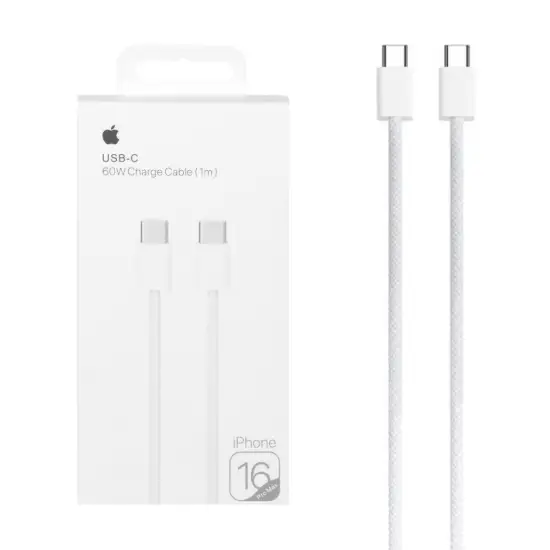 تصویر کابل تبدیل USB-C به USB-C مدل MQKJ3ZM/A 60W