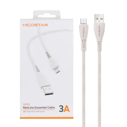 نمایش جزئیات کابل تبدیل USB به MicroUSB هایکواستار مدل 101M