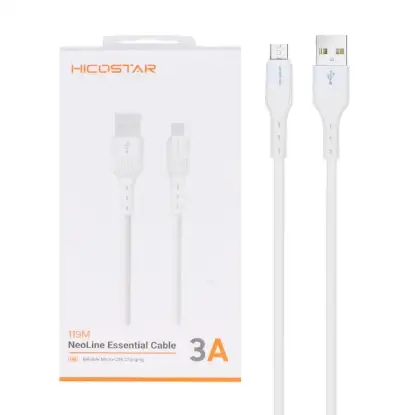 نمایش جزئیات کابل تبدیل USB به MicroUSB هایکواستار مدل 119M