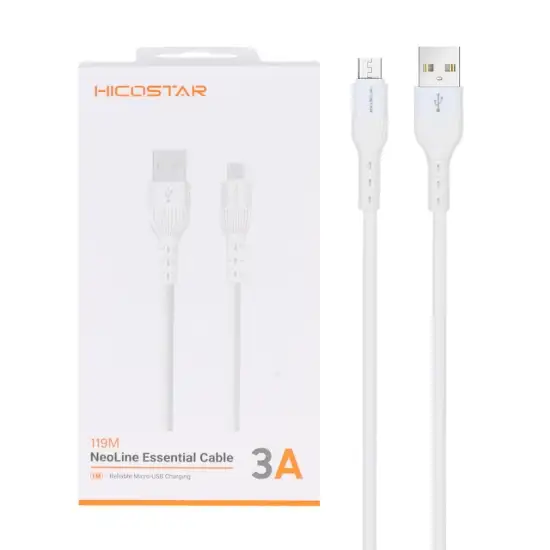 تصویر کابل تبدیل USB به MicroUSB هایکواستار مدل 119M