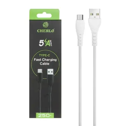 نمایش جزئیات کابل تبدیل پاوربانک USB به USB-C چرلو مدل CH-SM10