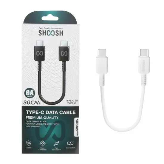 تصویر کابل تبدیل USB-C به USB-C مدل SH203C