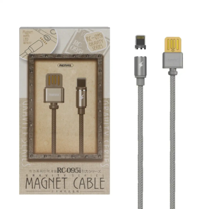 نمایش جزئیات کابل تبدیل USB به لایتنینگ ریمکس مدل RC-095i