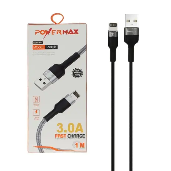 تصویر کابل تبدیل USB به لایتنینگ مدل PM001