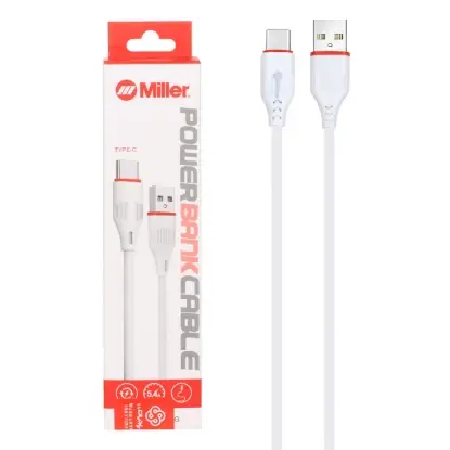 نمایش جزئیات کابل تبدیل پاوربانک USB به USB-C میلر مدل CA-1443