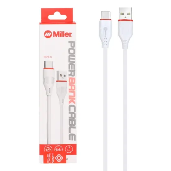 تصویر کابل تبدیل پاوربانک USB به USB-C میلر مدل CA-1443