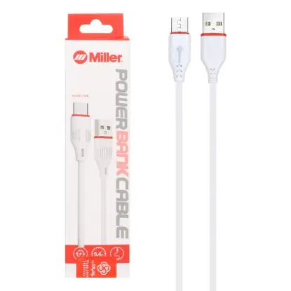 نمایش جزئیات کابل تبدیل پاوربانک USB به MicroUSB میلر مدل CA-1442