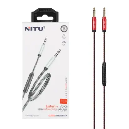 نمایش جزئیات کابل AUX نیتو مدل NT-AUX014 طول 1.5 متر
