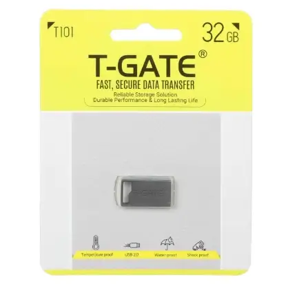 نمایش جزئیات فلش مموری تی گیت USB2.0 مدل T101 ظرفیت 32 گیگابایت