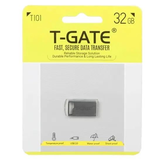 تصویر فلش مموری تی گیت USB2.0 مدل T101 ظرفیت 32 گیگابایت