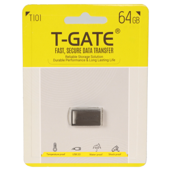 تصویر فلش مموری  تی گیت USB2.0 مدل T101 ظرفیت 64GB گیگابایت