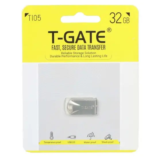 تصویر فلش مموری  تی گیت USB2.0 مدل T105 ظرفیت 32GB گیگابایت