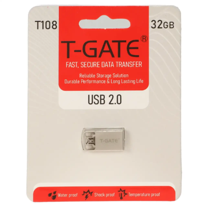 نمایش جزئیات فلش مموری  تی گیت USB2.0 مدل T108 ظرفیت 32GB گیگابایت