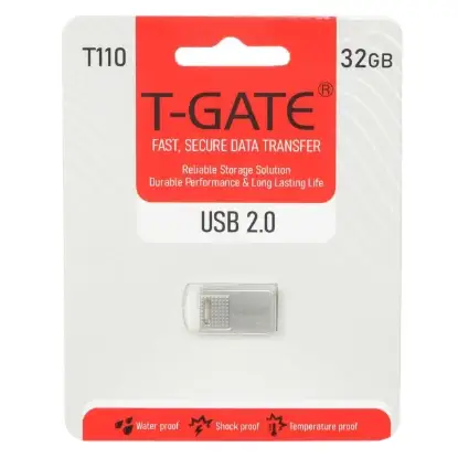 نمایش جزئیات فلش مموری  تی گیت USB2.0 مدل T110 ظرفیت 32GB گیگابایت