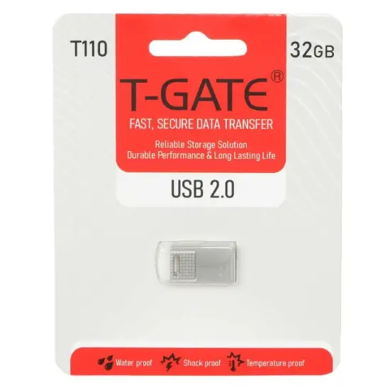 تصویر فلش مموری  تی گیت USB2.0 مدل T110 ظرفیت 32GB گیگابایت