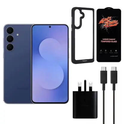 نمایش جزئیات گوشی موبایل سامسونگ مدل گلکسی S25 FE دو سیم کارت رم 8 گیگابایت ظرفیت 256 گیگابایت نسخه ویتنام به همراه قاب، گلس و شارژر دیواری