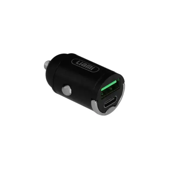 تصویر شارژر فندکی لیامی 38 وات دو پورت مدل CC.LM-81