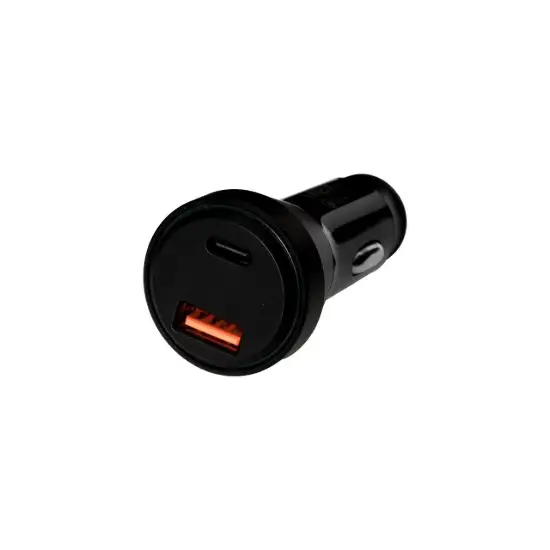 تصویر شارژر فندکی مکس مدل 58 وات دو پورت مدل M-X27