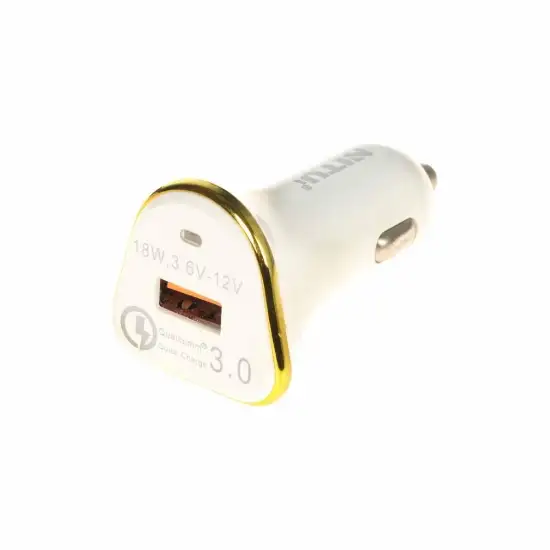 تصویر شارژر فندکی تک پورت نیتو مدل CC802F همراه کابل شارژ MicroUSB