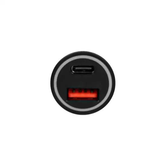تصویر شارژر فندکی دو پورت مدل LN-CR2