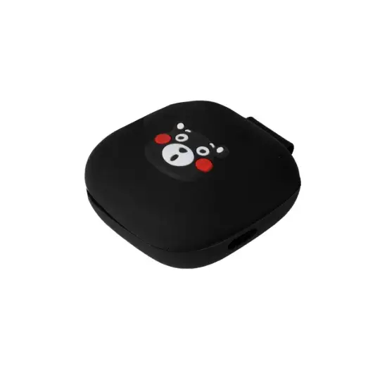 تصویر کاور ایرپاد سیلیکونی یوشیتا طرح خرس سیاه مدل QCY T13